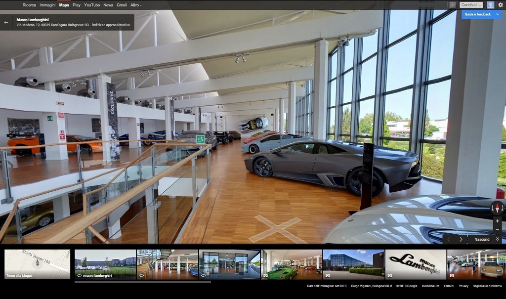 Lamborghini Google Maps
