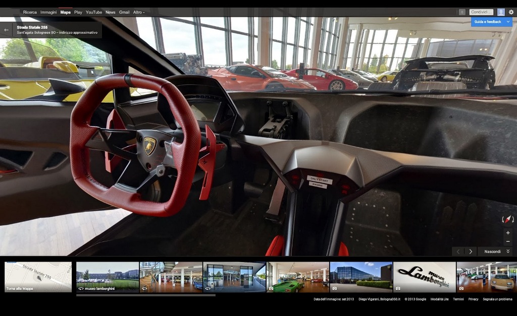 Lamborghini Google Maps