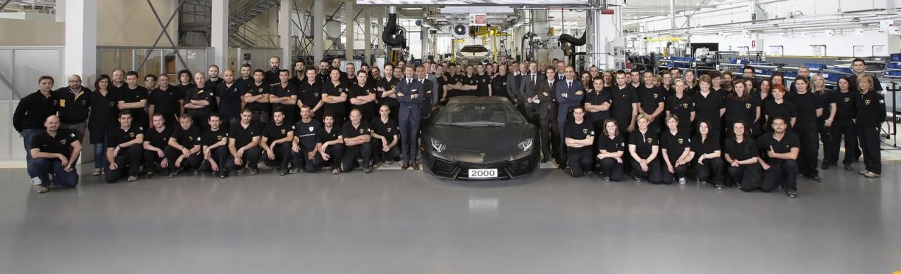 Lamborghini Aventador - produkcja