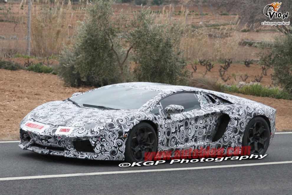 Lamborghini Aventador LP700-4 - zdjcia szpiegowskie