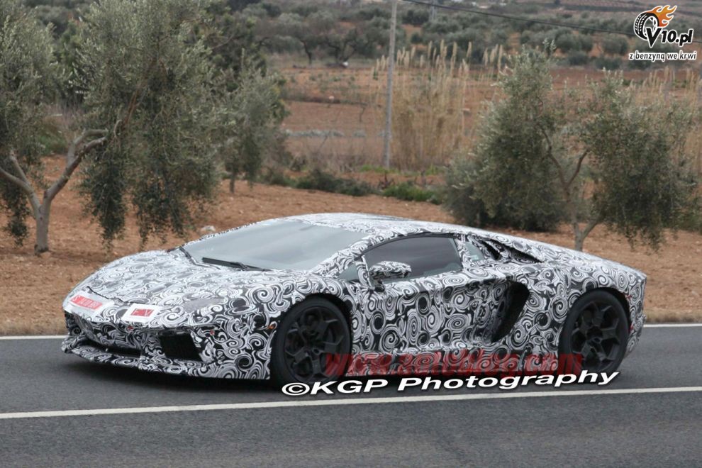 Lamborghini Aventador LP700-4 - zdjcia szpiegowskie