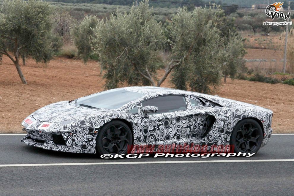 Lamborghini Aventador LP700-4 - zdjcia szpiegowskie