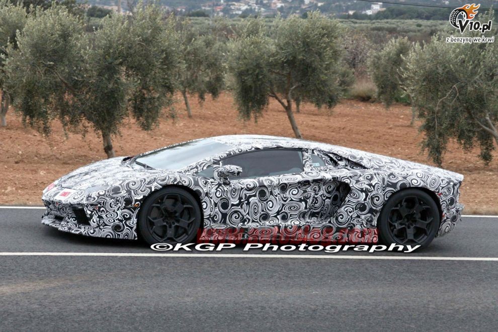 Lamborghini Aventador LP700-4 - zdjcia szpiegowskie