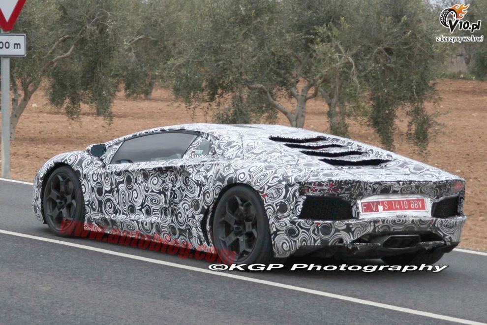Lamborghini Aventador LP700-4 - zdjcia szpiegowskie