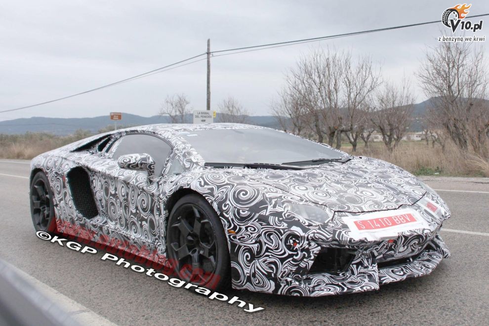 Lamborghini Aventador LP700-4 - zdjcia szpiegowskie
