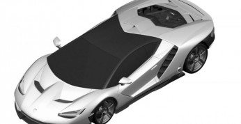 Lamborghini Centenario na rysunkach patentowych