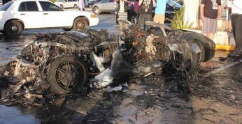 Lamborghini Gallardo spłonęło na Florydzie