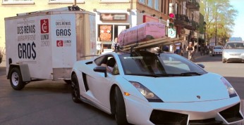 Video: Lamborghini Gallardo holujące przyczepę? Dlaczego nie?