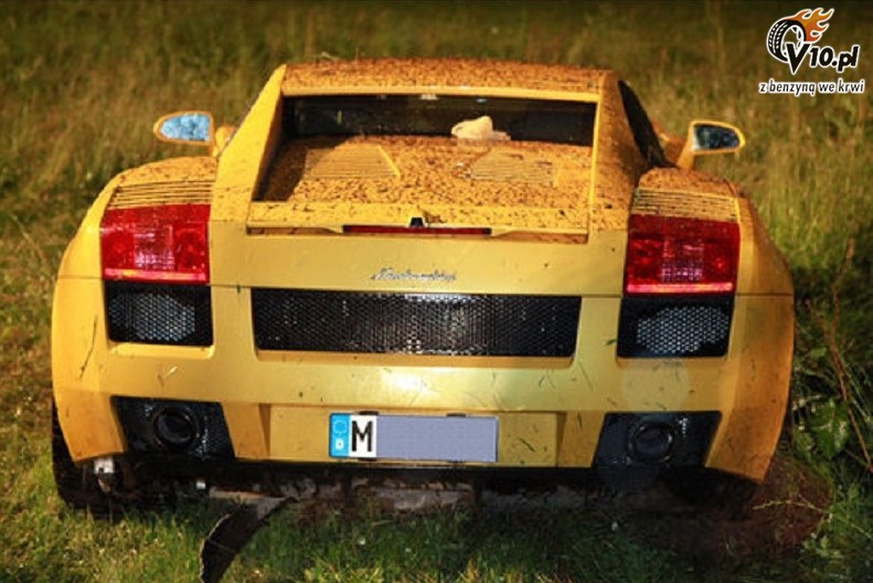 Lamborghini Gallardo - wypadek