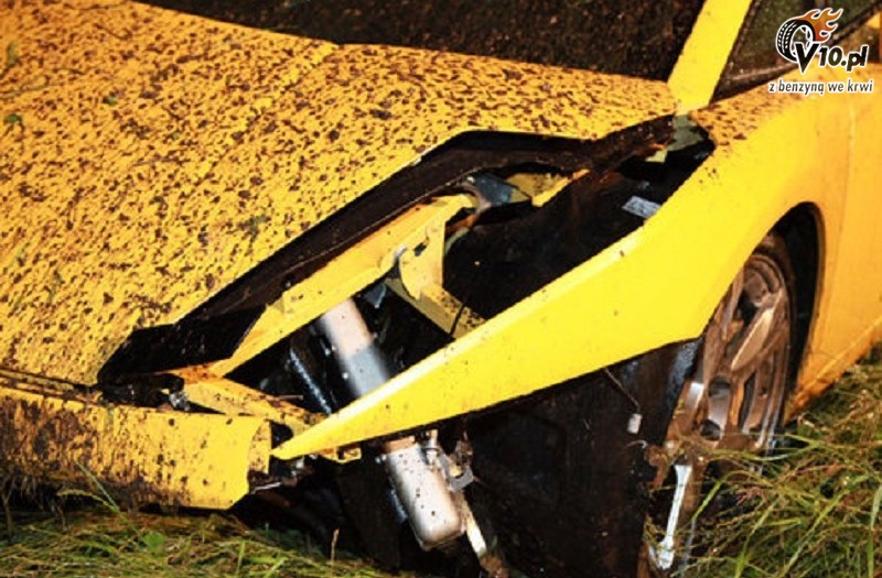 Lamborghini Gallardo - wypadek