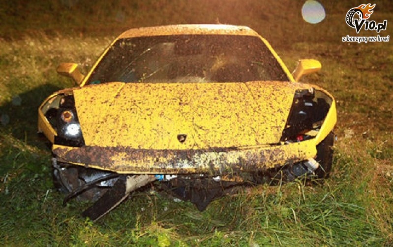 Lamborghini Gallardo - wypadek
