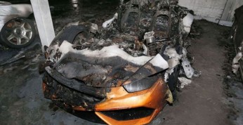 Lamborghini Huracan i dwa modele Rolls Royce`a spłonęły w...