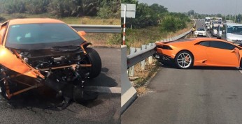 Lamborghini Huracan zostało rozbite w Wietnamie