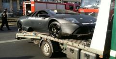 Lamborghini Murcielago - wypadek we Wrocawiu