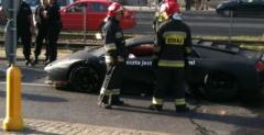 Lamborghini Murcielago - wypadek we Wrocawiu