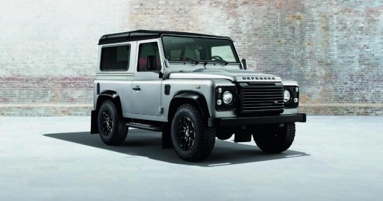Land Rover Defender Silver Black