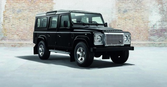 Land Rover Defender Silver Black