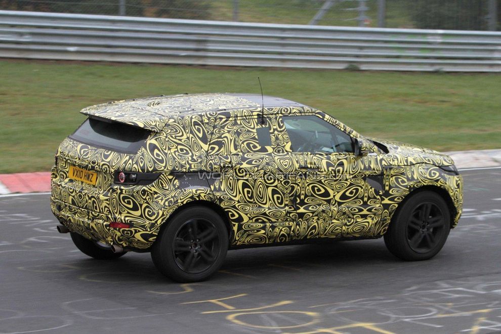 Nowy Range Rover Evoque 5d - zdjcie szpiegowskie