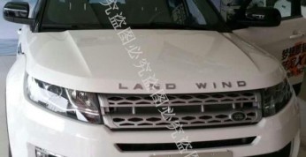 Chińska podróbka Evoque`a dostępna z oznaczeniami i grillem Land...