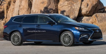 Lexus ES SportCross - wizualizacja