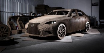 Lexus IS w wydaniu Origami, czyli jeżdżąca replika z papieru