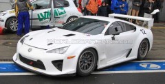 Lexus LFA - wersja wycigowa podczas testw
