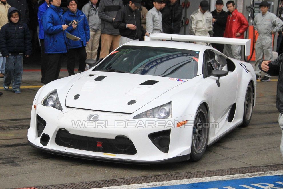Lexus LFA - wersja wycigowa podczas testw