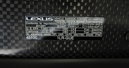 Lexus LFA Nurburgring Package