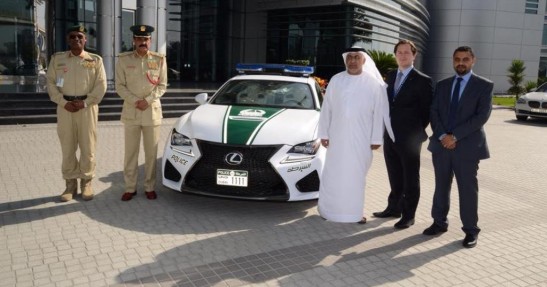 Lexus RC-F Dubai Police