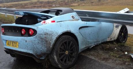 Lotus Elise Club Racer - wypadek