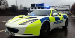 Lotus Evora w policyjnych barwach