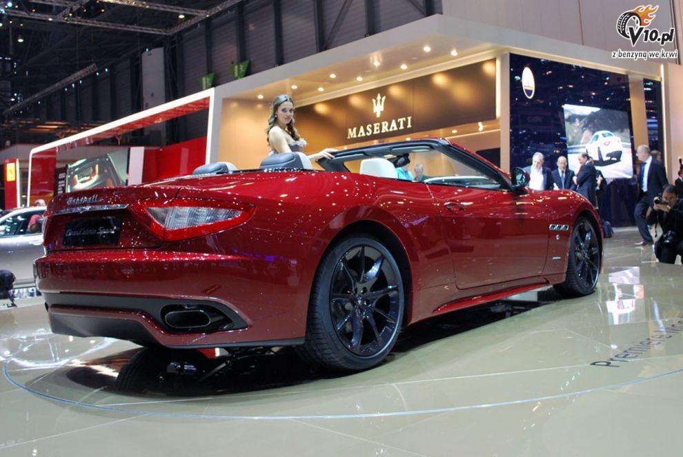 Maserati GranCabrio Sport na targach w Genewie