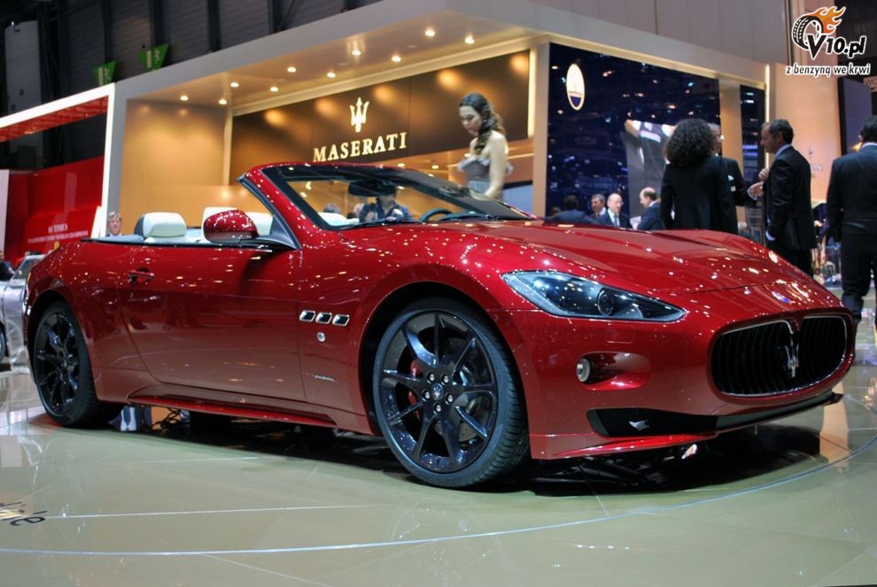 Maserati GranCabrio Sport na targach w Genewie