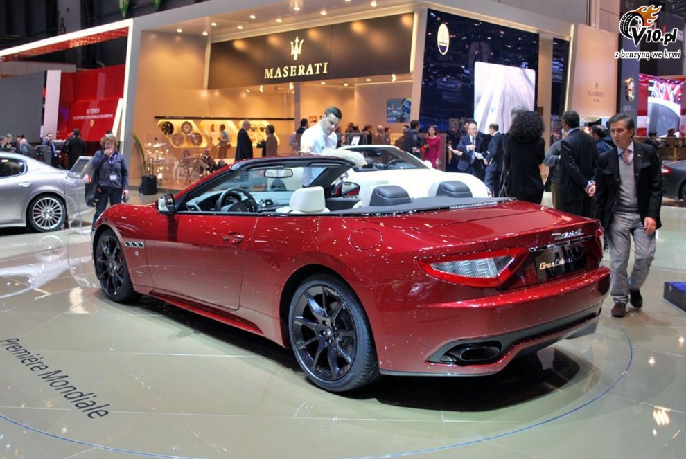 Maserati GranCabrio Sport na targach w Genewie