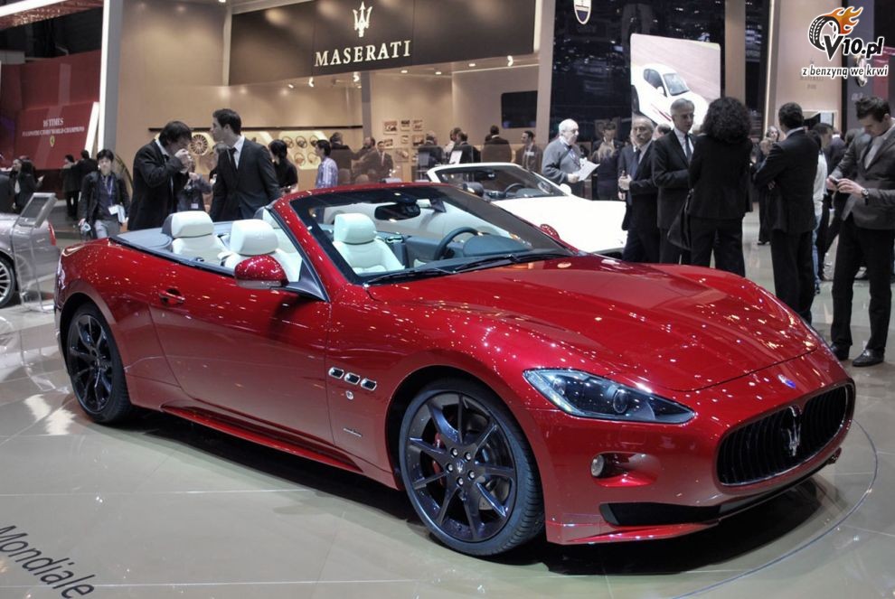 Maserati GranCabrio Sport na targach w Genewie
