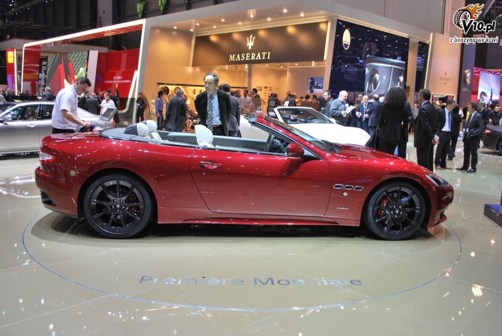 Maserati GranCabrio Sport na targach w Genewie