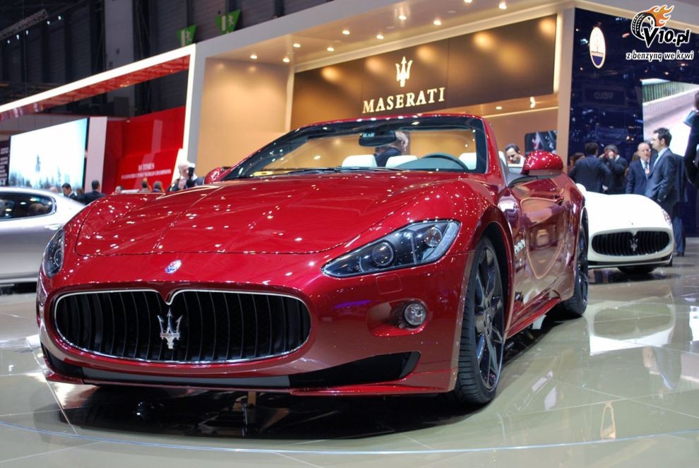 Maserati GranCabrio Sport na targach w Genewie