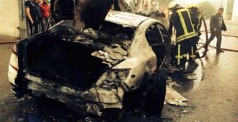 Nowe Maserati Quattroporte spłonęło w Azerbejdżanie