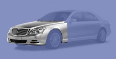 Maybach po face liftingu - szkic projektowy