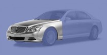 Maybach po face liftingu - szkic projektowy