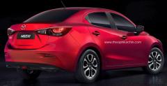 Mazda 2 Sedan - wizualizacja