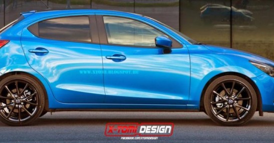 Mazda 2 MPS - wizualizacja