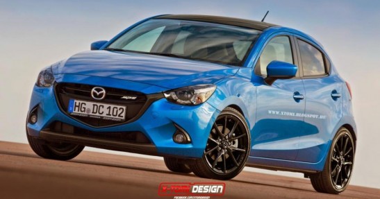 Mazda 2 MPS - wizualizacja