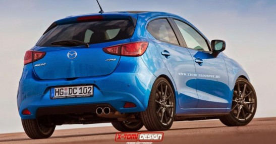 Mazda 2 MPS - wizualizacja