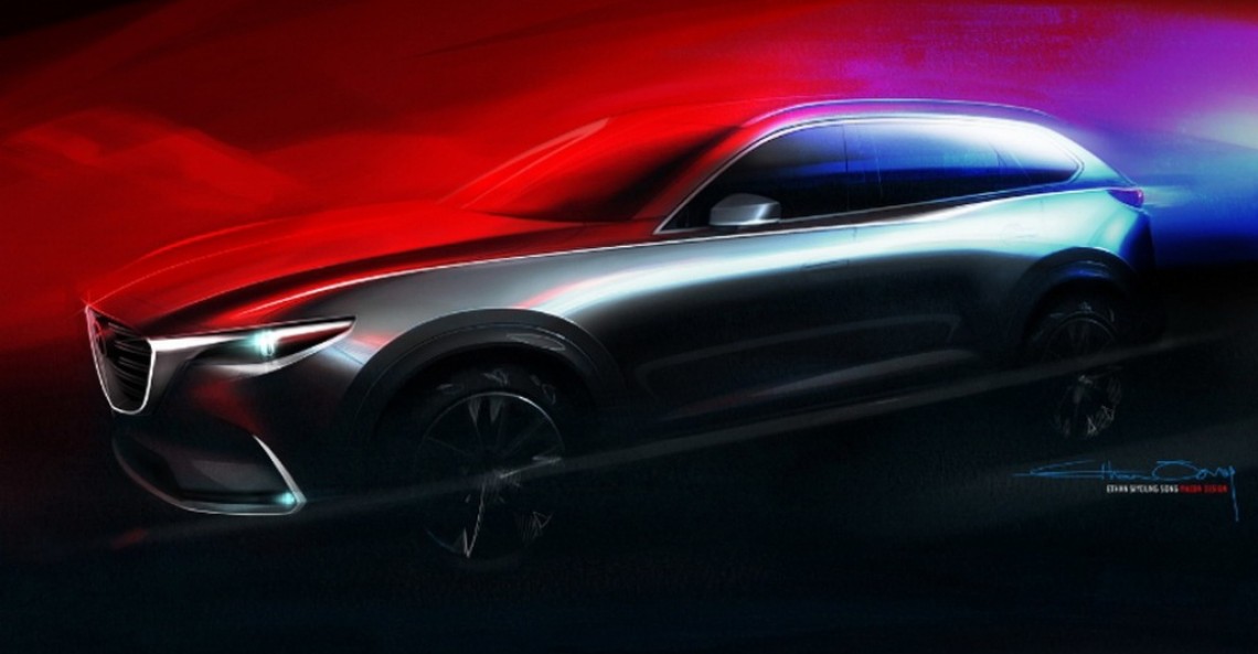 Nowa Mazda CX-9 - wizualizacja