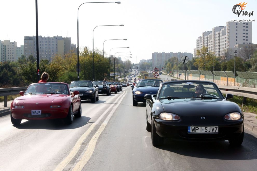 Mazda MX-5 - oglnopolski zlot w Warszawie