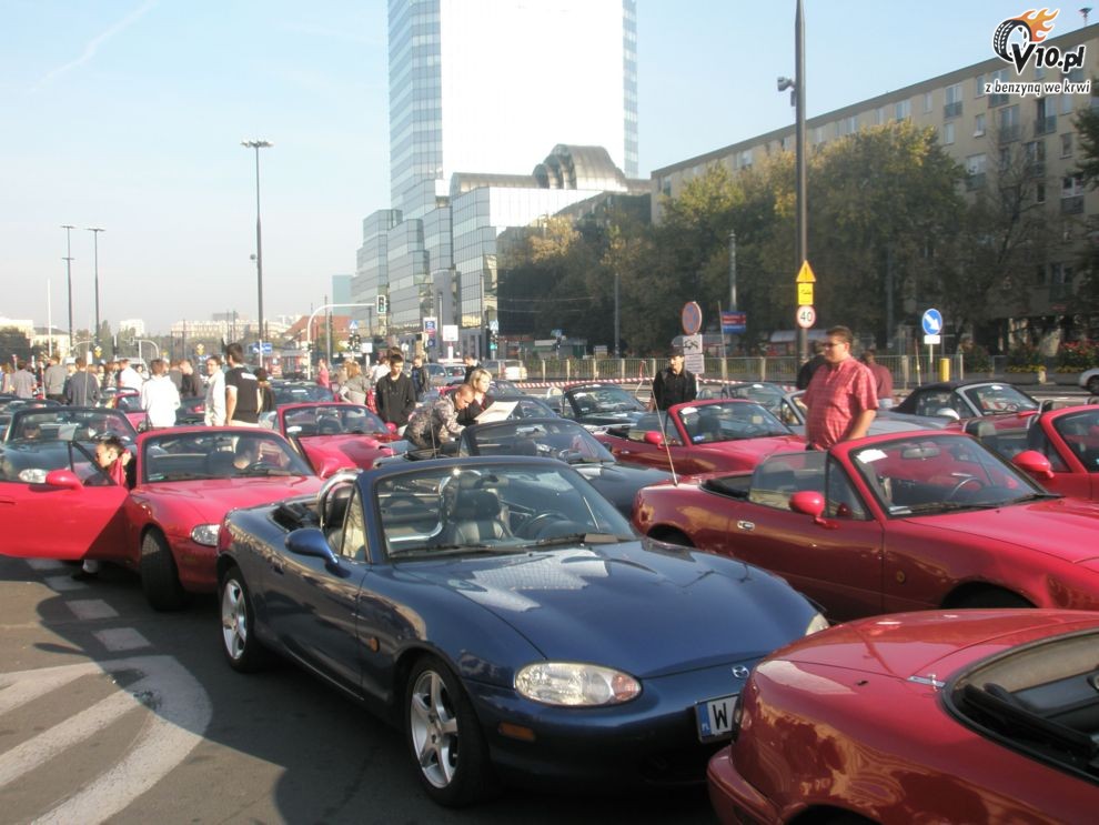 Mazda MX-5 - oglnopolski zlot w Warszawie