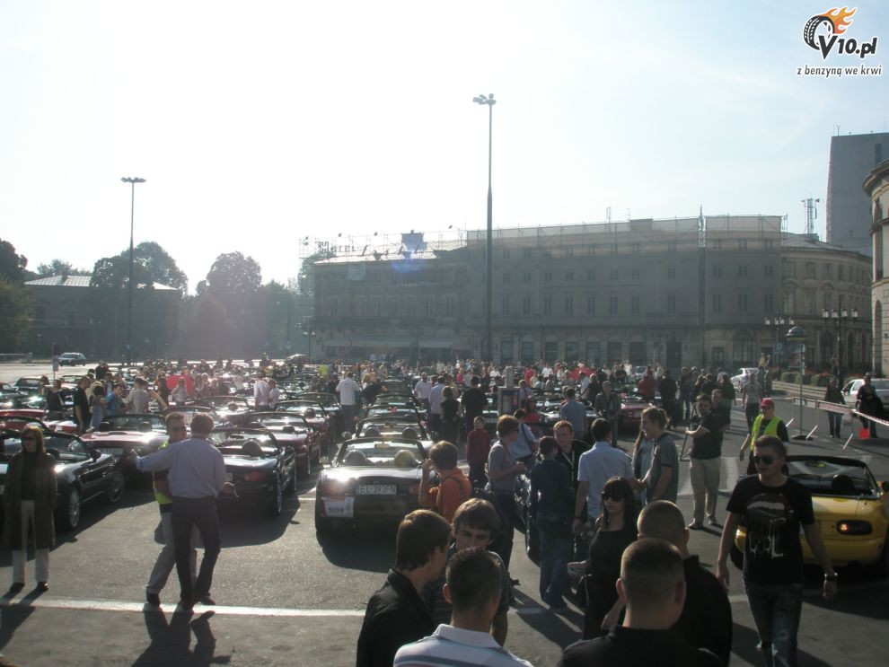 Mazda MX-5 - oglnopolski zlot w Warszawie