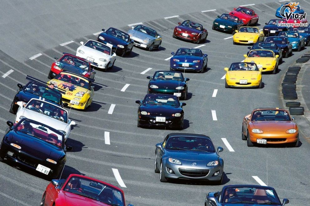 Mazda MX-5/Miata - zlot w Japonii