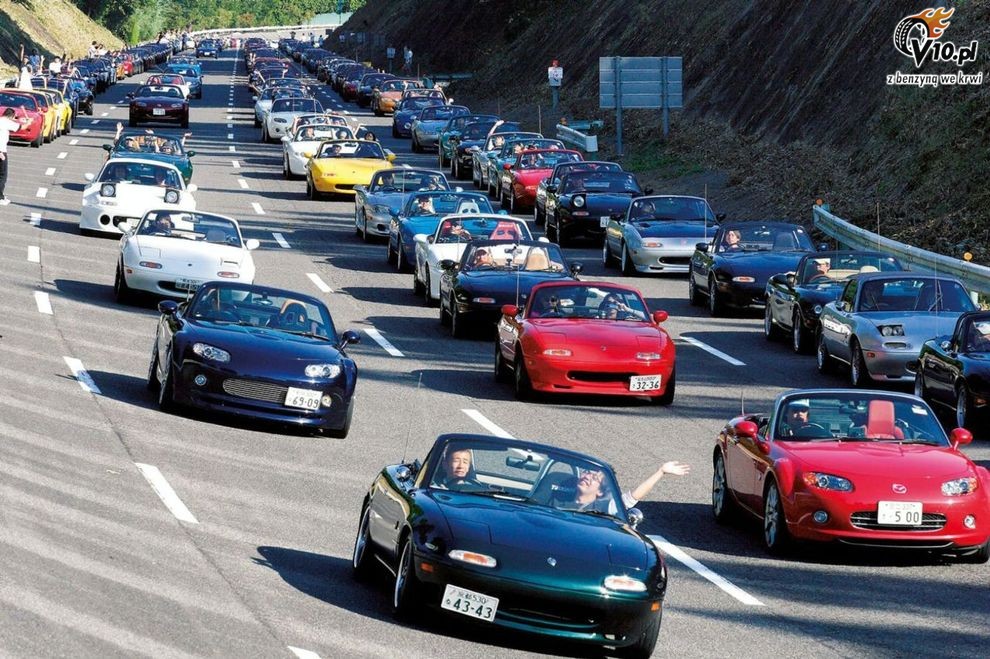 Mazda MX-5/Miata - zlot w Japonii